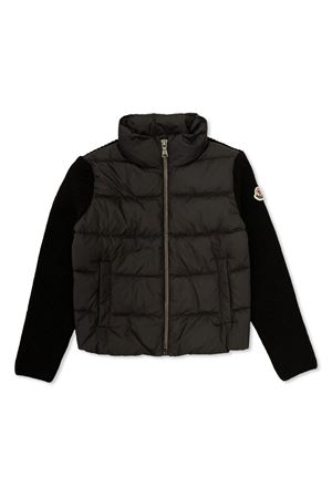 cardigan in lana nero MONCLER KIDS | J29549B00004M1241999